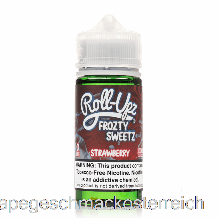 Erdbeereis - Saft Roll-upz - 100ml 3mg Vape-Geschmack